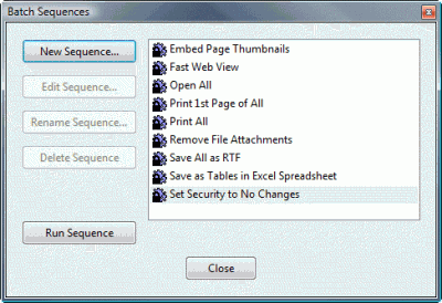 Venster Batch processing Venster Batch processing