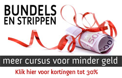 Wie meer cursussen volgt, betaalt minder. Logisch, toch?